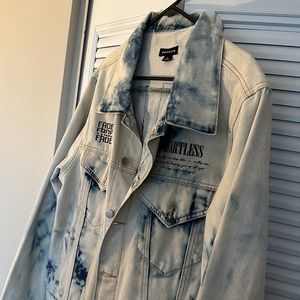 PacSun white wash Jean jacket